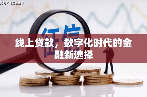 敦化线上贷款，数字化时代的金融新选择