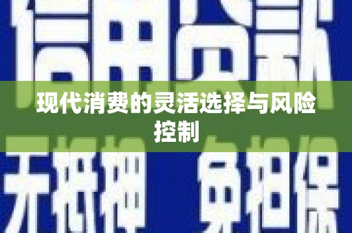 敦化现代消费的灵活选择与风险控制