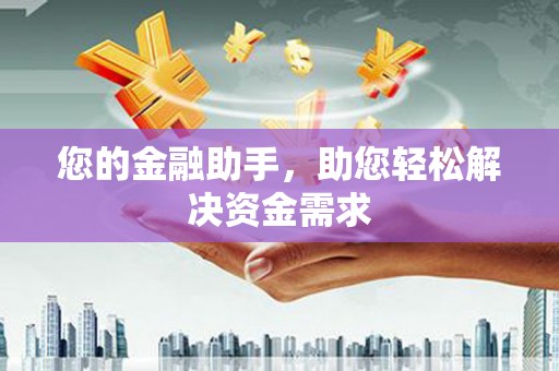 敦化您的金融助手，助您轻松解决资金需求