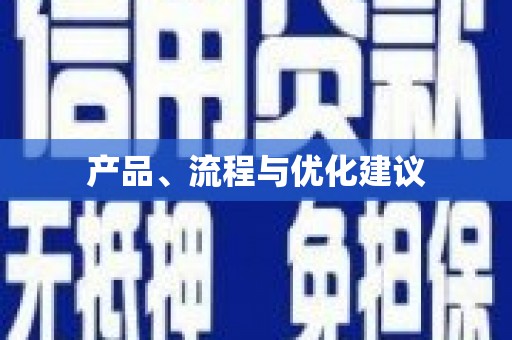 敦化产品、流程与优化建议